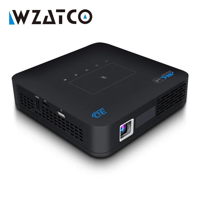 WZATCO P15 3D ̴ DLP Ʈ , ޴ ȵ̵ 9.0, BT 4.2,  , 4K , Ȩ þ  